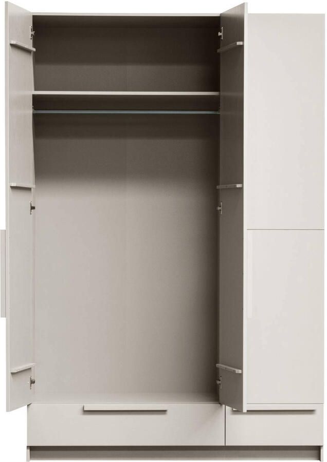 WOOOD Pure 3-deurs Hang Legkast Splitdeur Grenen Dust 215x142x60 - Foto 2