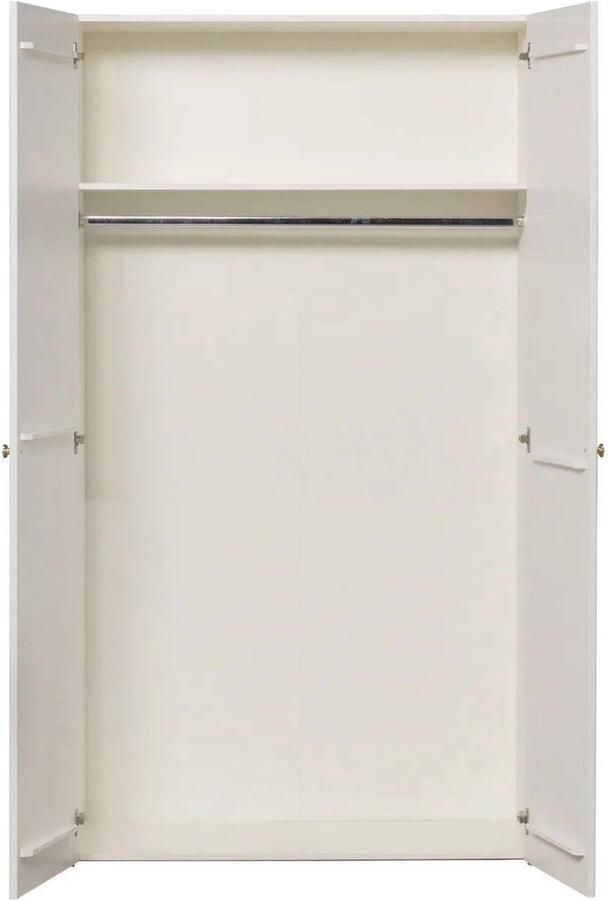 WOOOD Garderobekast Sipke – Grenen – Wit – 210x110x55 - Foto 3