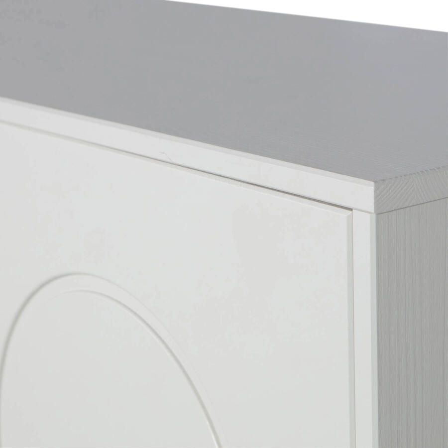 WOOOD Xina Lage Kast Grenen Wolkengrijs 149x90x40