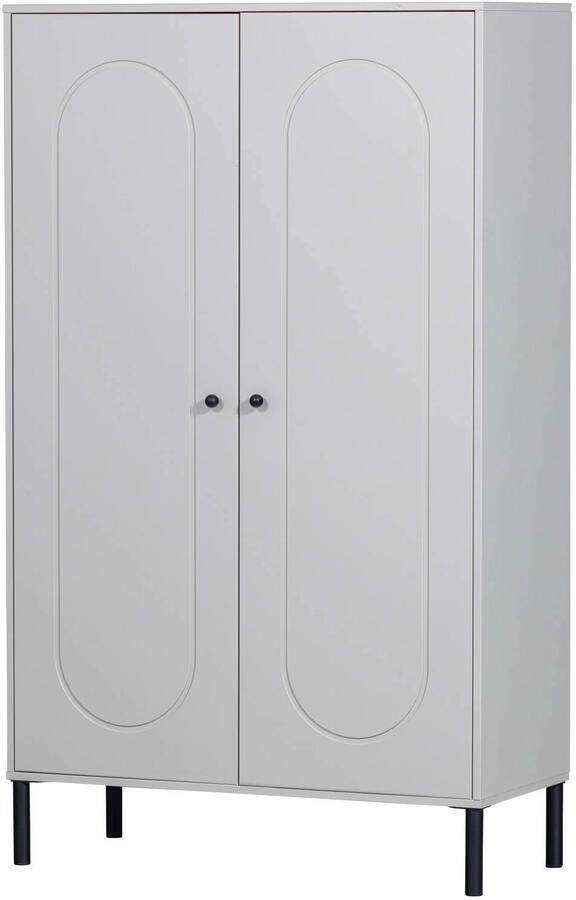 WOOOD Xina Lage Kast Grenen Wolkengrijs 149x90x40 - Foto 3