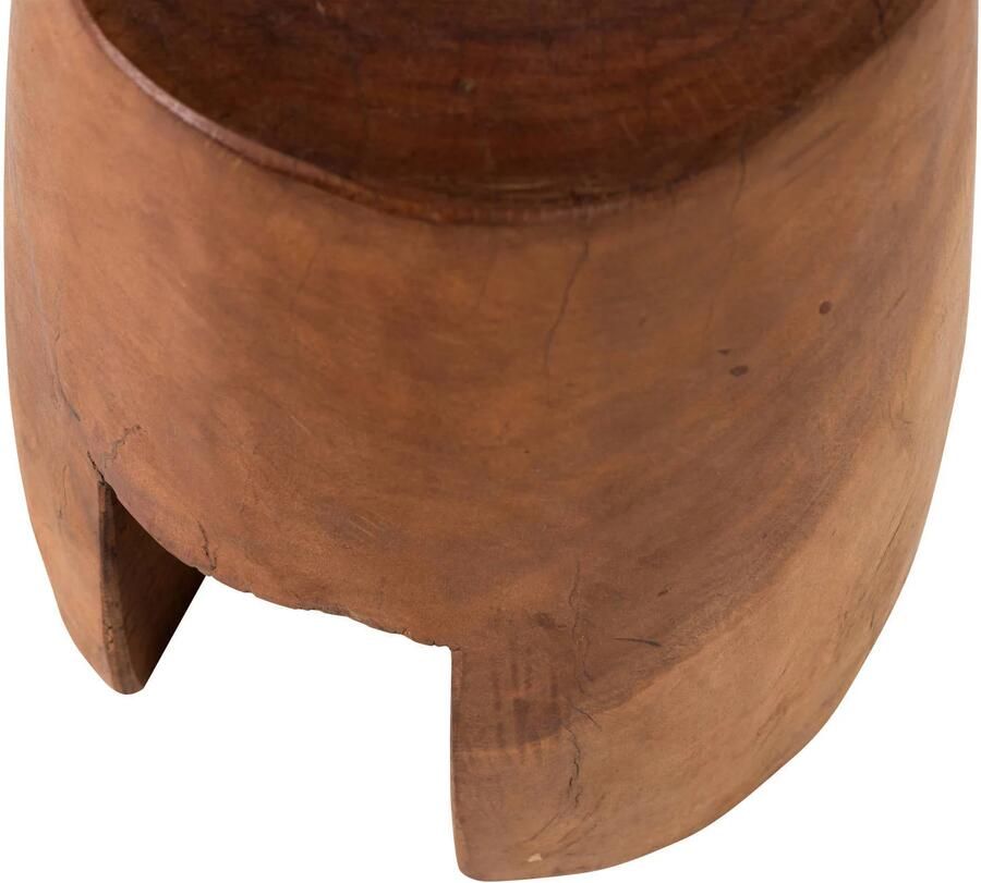 WOOOD Viri Kruk Hout Naturel 25x22x22 - Foto 2