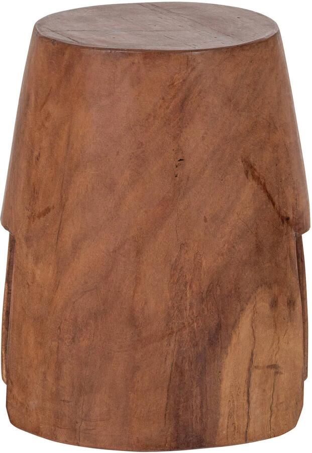 WOOOD Viri Kruk Hout Naturel 25x22x22 - Foto 3