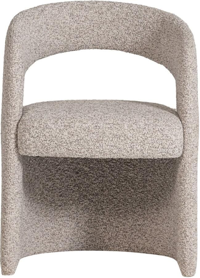WOOOD Lanor Eetkamerstoel Grove Bouclé Naturel 76x58x57 - Foto 3