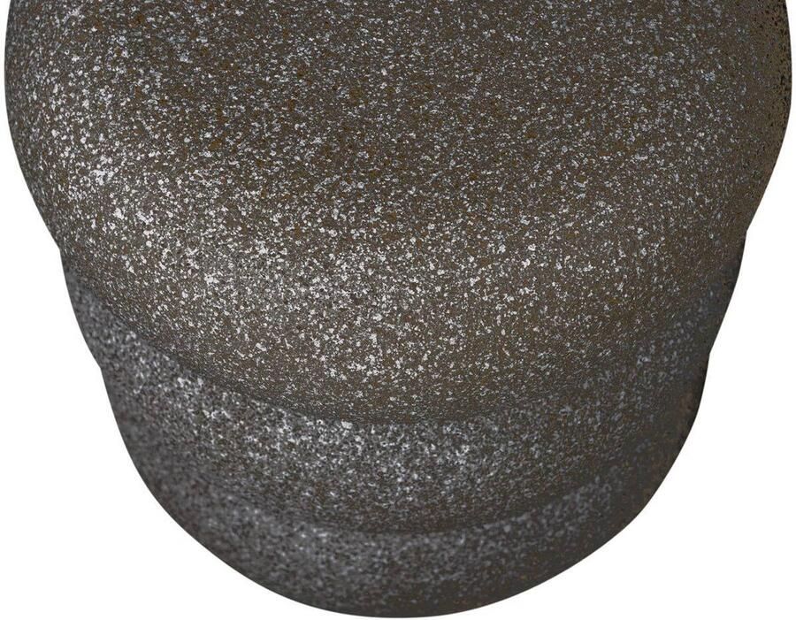 WOOOD Laurel Bijzettafel Met Spikkels Magnesium Zwart 50x40x40 Laurel