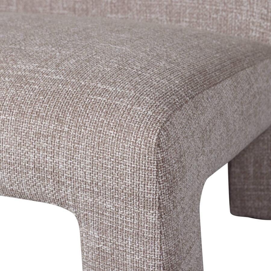 WOOOD Lavid Fauteuil Geweven Stof Naturel Beige 73x74x84 cm - Foto 4