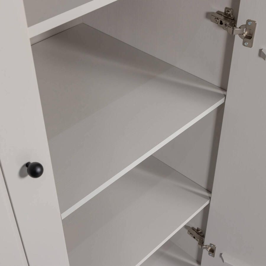 WOOOD Optiepakket Tbv Garderobekast Xina Grenen Grijs 210x110x55