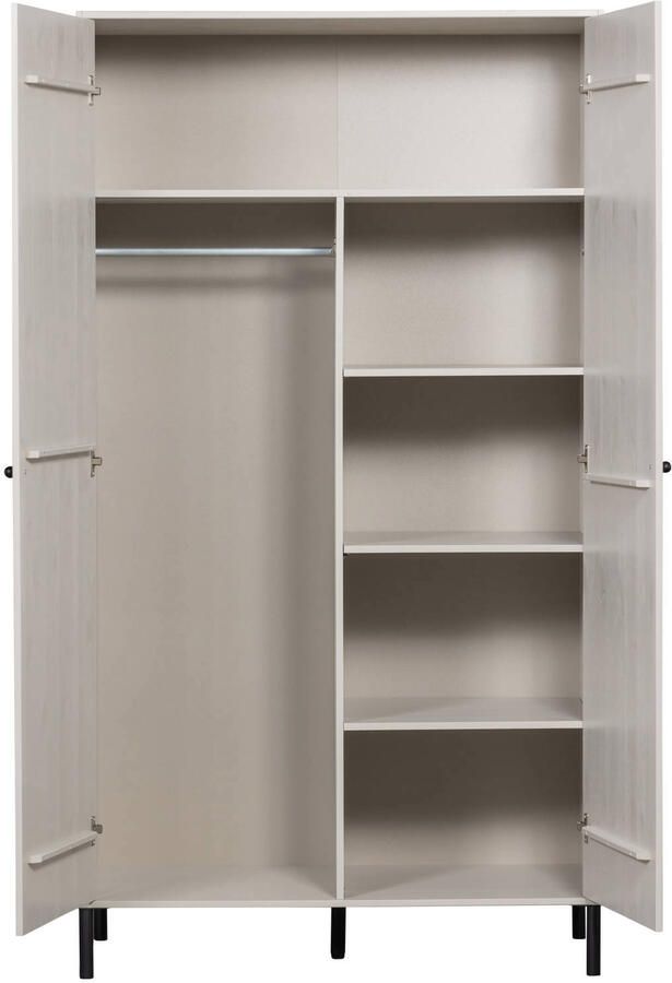 WOOOD Optiepakket Tbv Garderobekast Xina Grenen Grijs 210x110x55 - Foto 2