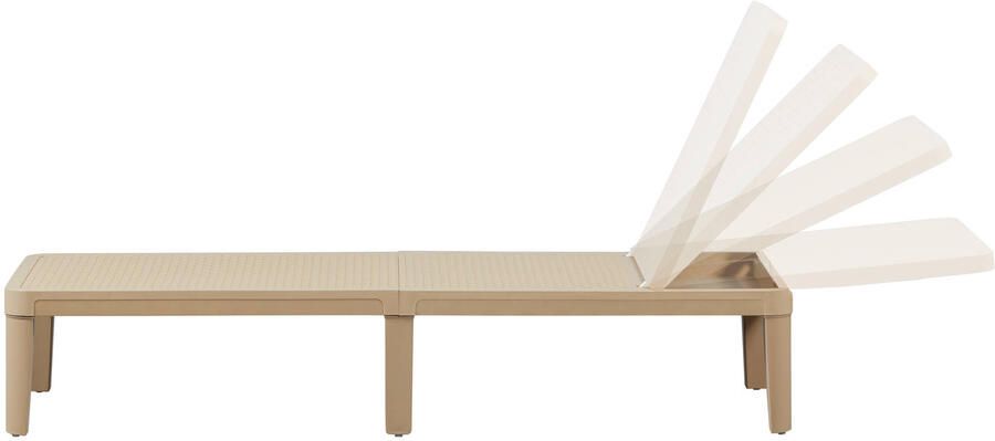 Woood Jinte Ligbed Tuin Kunststof Zand 29x55x191 - Foto 2