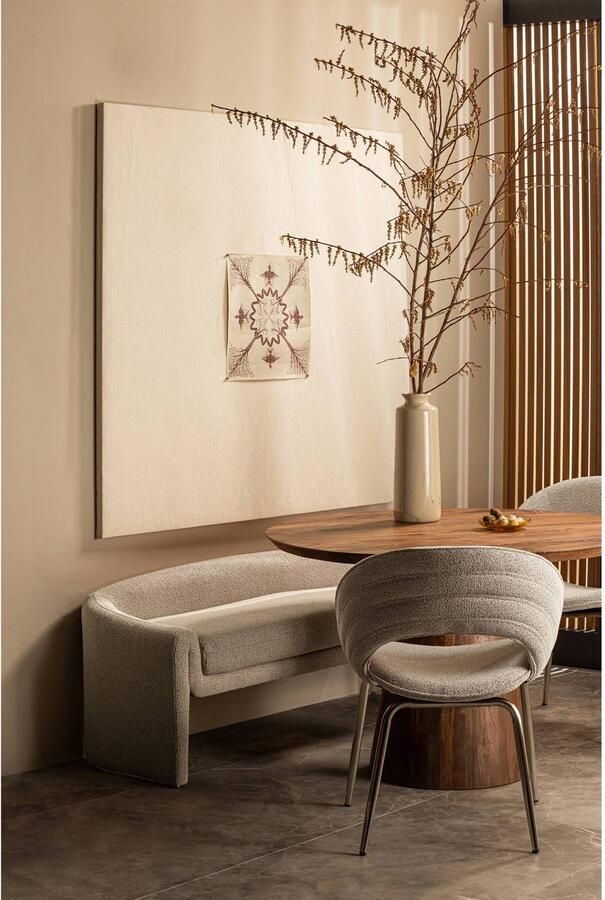 BePureHome Limit Eetkamertafel Mangohout Walnoot 76x130x130 - Foto 3