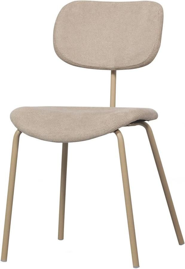 WOOOD Link Eetkamerstoelen Polypropyleen Zand Set van 2 - Foto 3