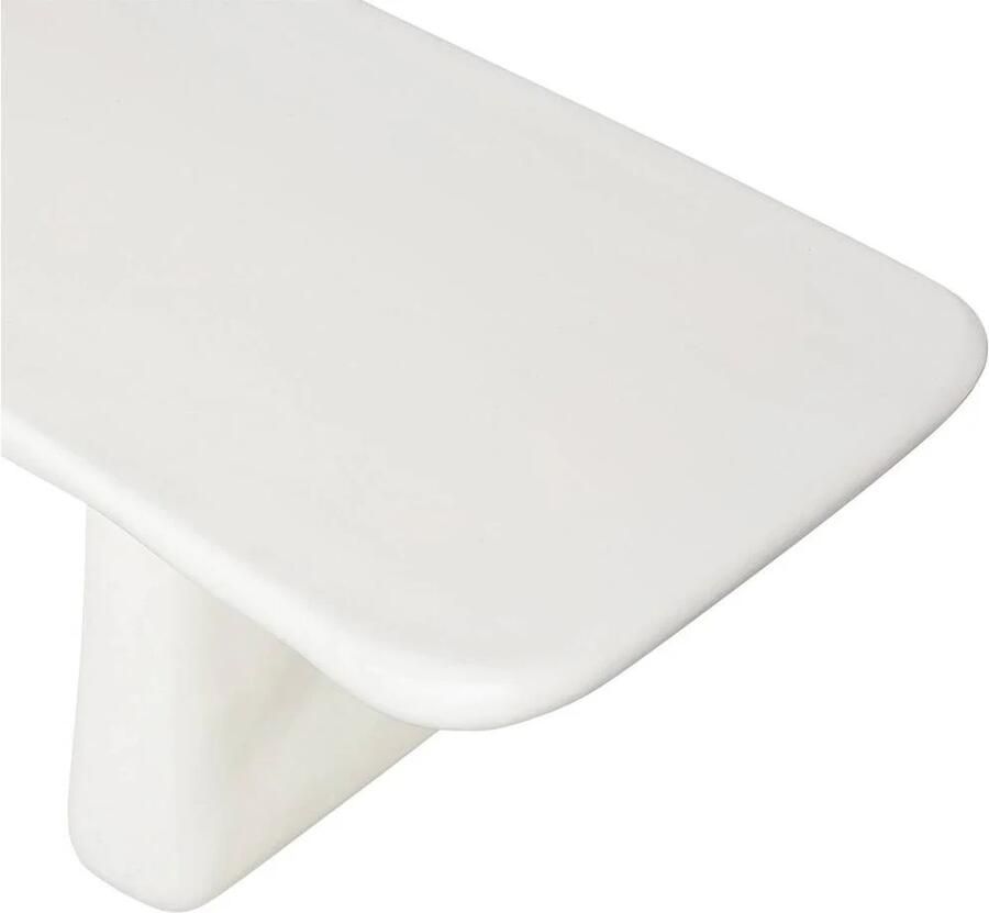 WOOOD Loggia Tafel Met Banken Tuin Polymeer Naturel 75x240x100 - Foto 2