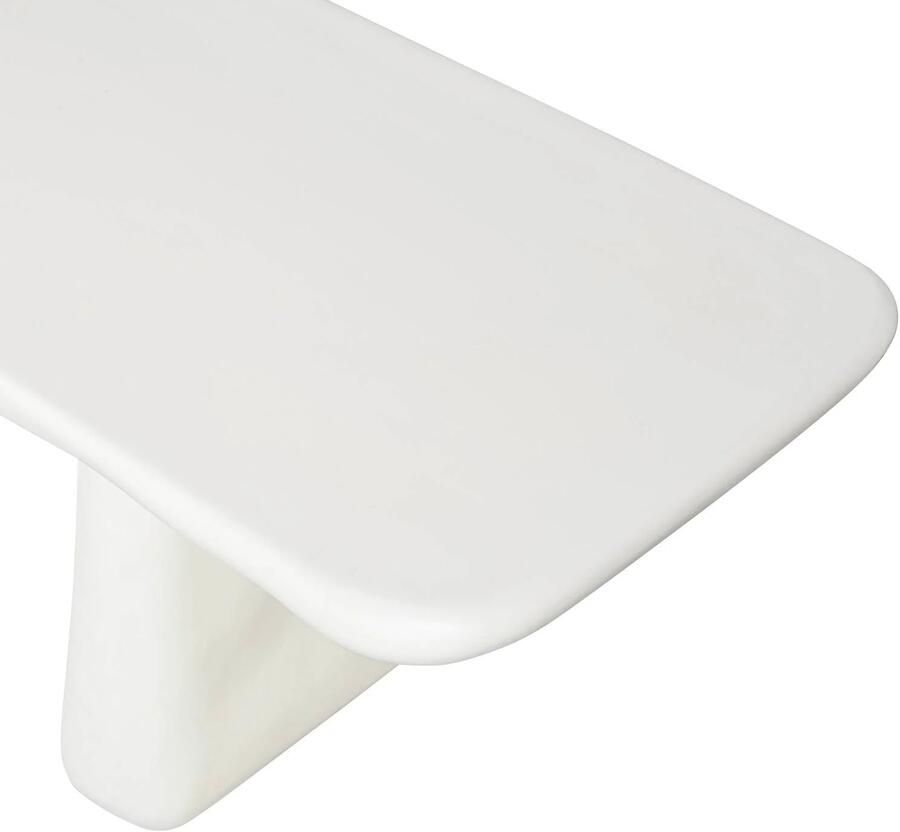 BASICLABEL Eetbankje Loggia Polymeer Naturel 45x240x40 - Foto 2
