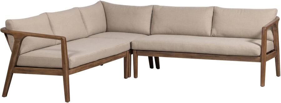 Woood Biam Loungeset Acacia Hout Naturel 67x227x227