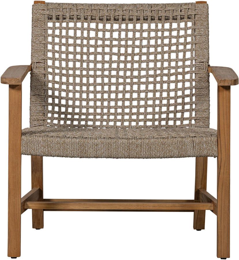 Exotan WOOOD Copper Tuin Fauteuils Teak Naturel 79x76x85 Set van 2 - Foto 2