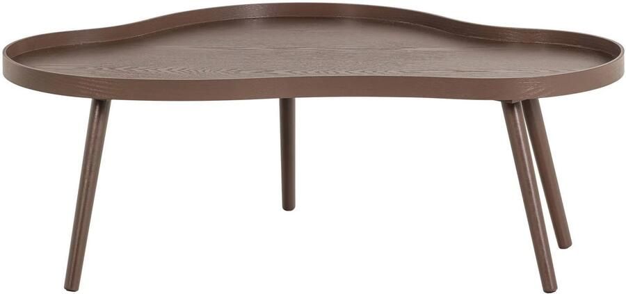 WOOOD Mae Bijzettafel Organisch Langwerpig Hout Bruin 35x100x58 - Foto 2