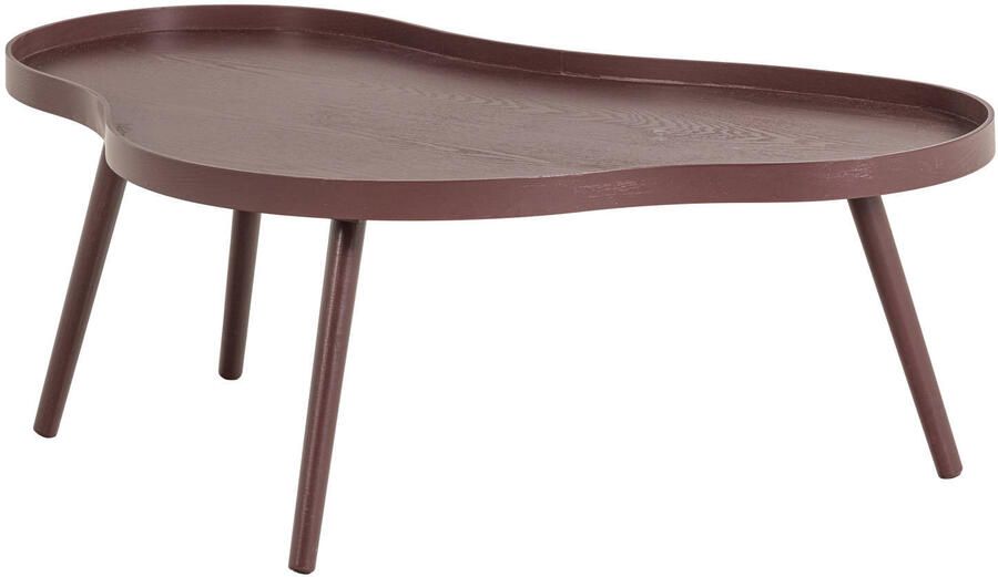 WOOOD Mae houten bijzettafel rood