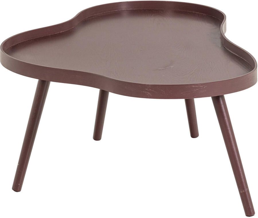 WOOOD Mae houten bijzettafel rood - Foto 3