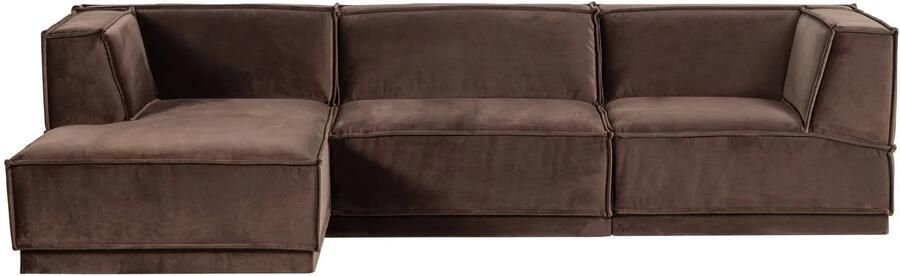 WOOOD Manu Chaise Longue Bank Grove Chenille Naturel 73x286x160 - Foto 3