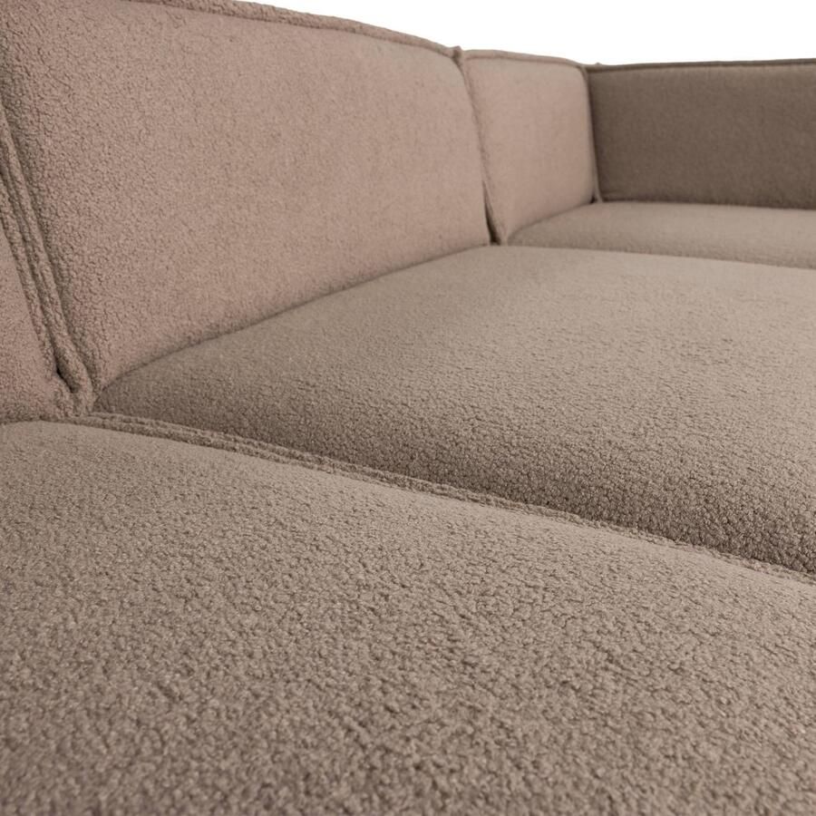 WOOOD Manu Chaise Longue Bank Grove Chenille Naturel 73x286x160 - Foto 3