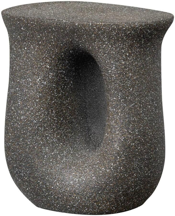 WOOOD Mason Bijzettafel Met Spikkels Magnesium Zwart 45x42x33 Moson - Foto 4