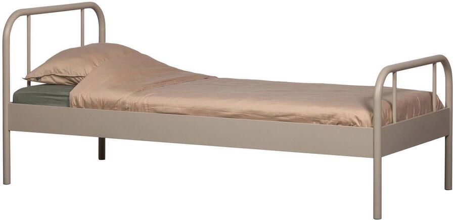 WOOOD Mata 1-Persoonsbed Metaal Zand 90x208x95 - Foto 2