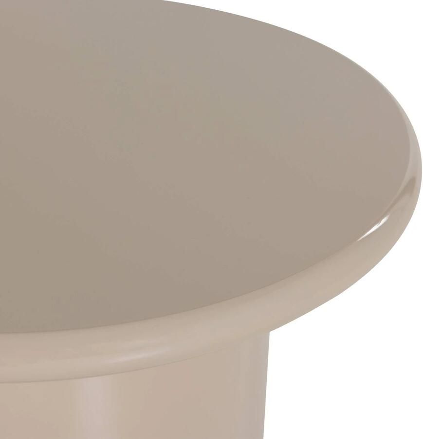 WOOOD Mavon Bijzettafel MDF Hoogglans Zand 35x60x60 - Foto 3