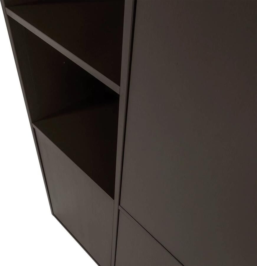 WOOOD Meggy Opbergkast Rechts Grenen hout Middenbruin 215x108x40 - Foto 3