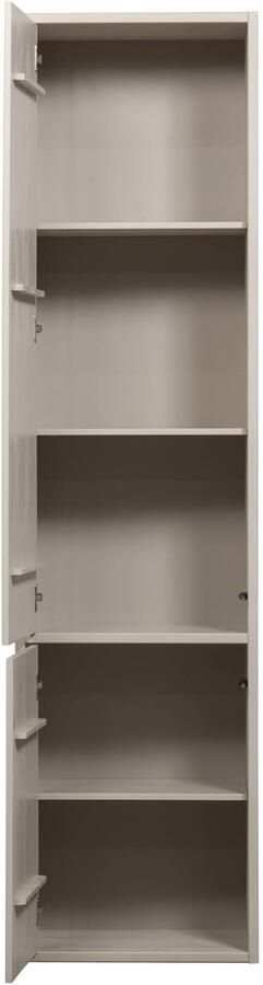 WOOOD Meggy Smalle Opbergkast Grenen hout Dust Grijs 215x55x40 - Foto 2