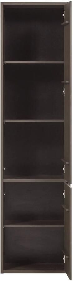 WOOOD Meggy Smalle Opbergkast Grenen hout Middenbruin 215x55x40 - Foto 2