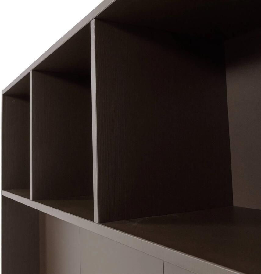 WOOOD Meggy Tv Opbergkast Grenen hout Middenbruin 215x160x40 - Foto 3