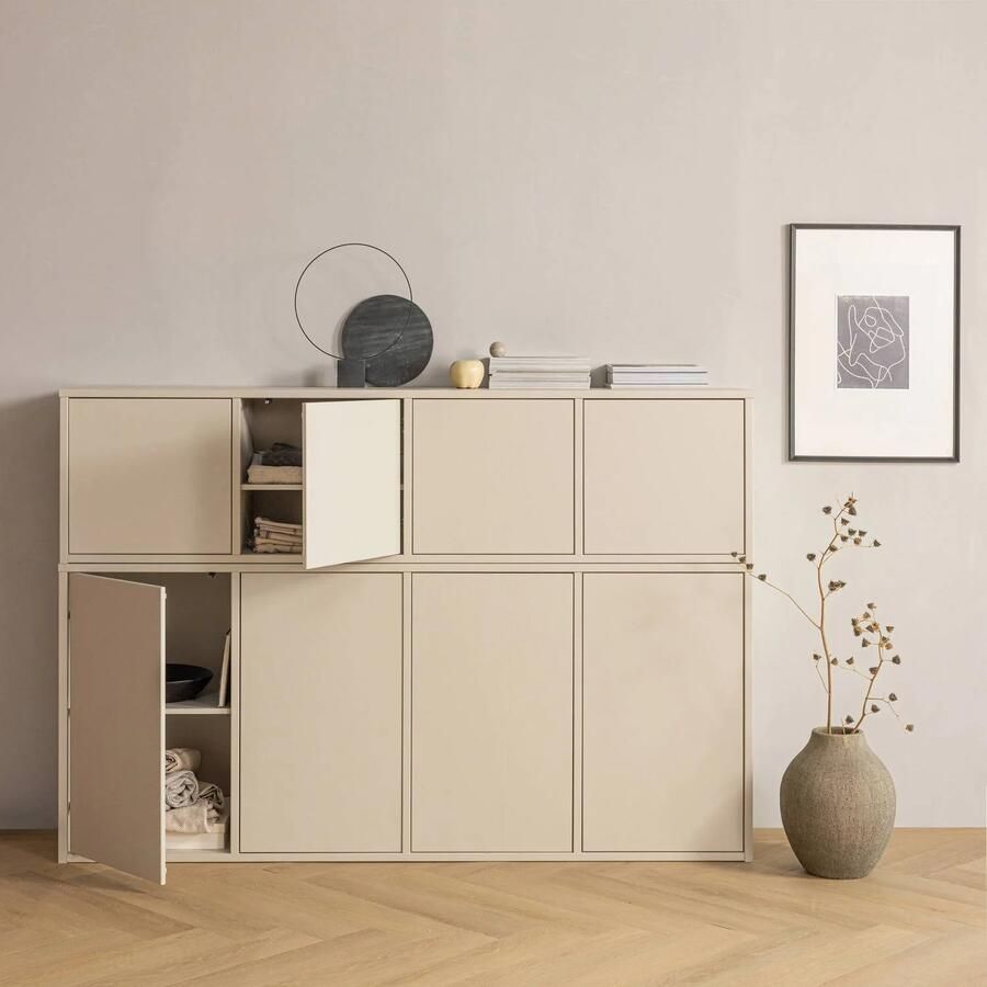 WOOOD Merel Tv Meubel Grenen Dust 49 5x198x39 5 cm - Foto 2