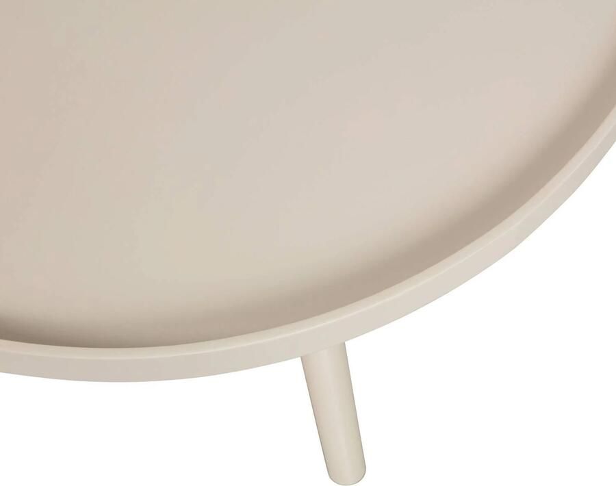WOOOD Mesa Bijzettafel L Hout Antique Beige 34x60x60 cm - Foto 4