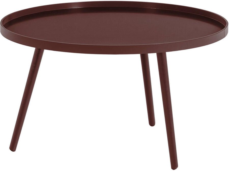 WOOOD Mesa houten bijzettafel rood