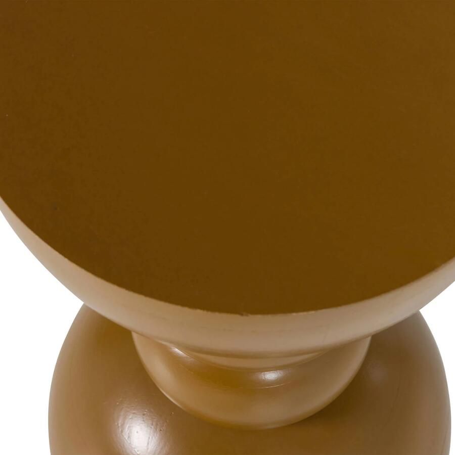 WOOOD Miel Bijzettafel Ø35 CM Mangohout Honinggeel 51x35x35 cm - Foto 3
