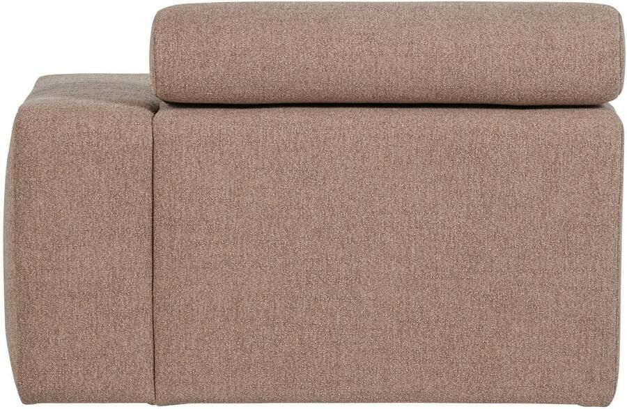 WOOOD Novi Chaise Longue Element Arm Rechts Polyester Taupe - Foto 2