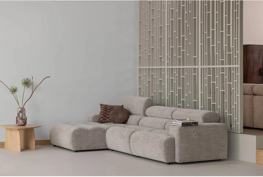 WOOOD Novi 1-Zits Element Bank Polyester Naturel Melange - Foto 2