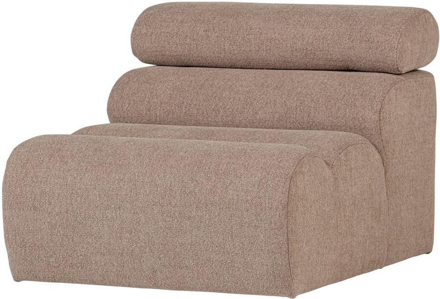 WOOOD Novi 1-Zits Element Bank Polyester Taupe 86x82x113