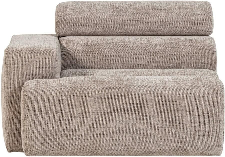 WOOOD Novi 1-Zits Element Bank Arm Links Polyester Naturel Melange - Foto 2