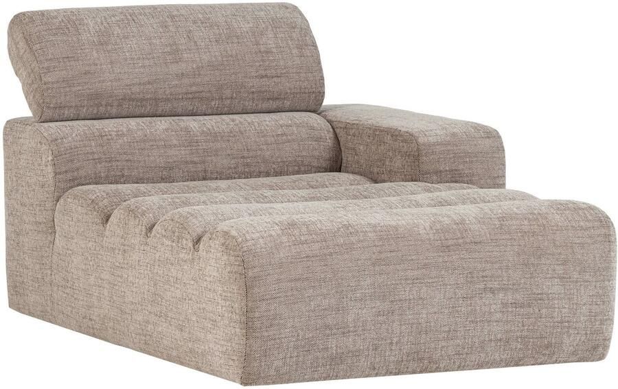 WOOOD Novi Chaise Longue Element Arm Rechts PES Naturel Melange - Foto 3