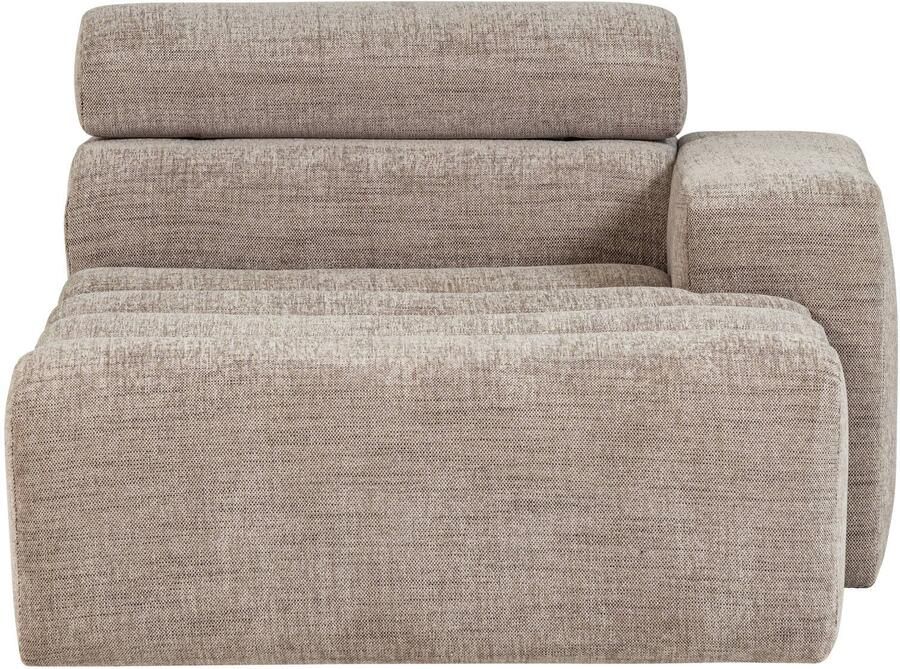 WOOOD Novi Chaise Longue Element Arm Rechts PES Naturel Melange - Foto 2