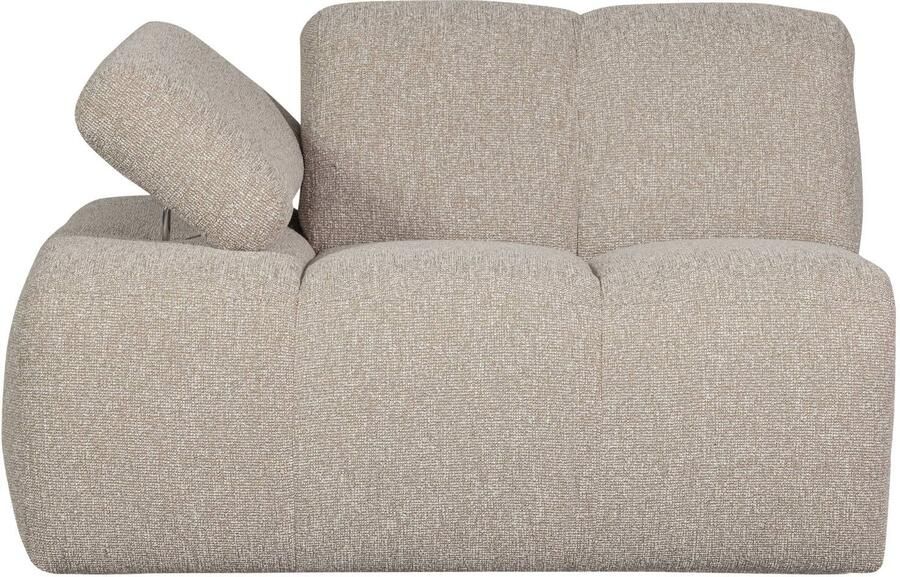 WOOOD Mojo 1-Zits Bank Met Arm Links Bouclé Beige 74x120x97 - Foto 2
