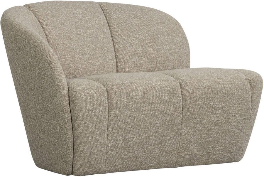 Woood Mojo 2-Zits Bankje Links Bouclé Beige Melange 73x112x77 - Foto 3