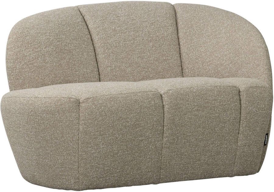 Woood Mojo 2-Zits Bankje Rechts Bouclé Beige Melange 73x112x77
