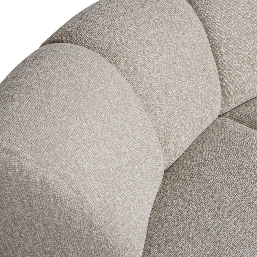 WOOOD Mojo Bank Hoekelement Bouclé Beige Melange 75x68x77 - Foto 2
