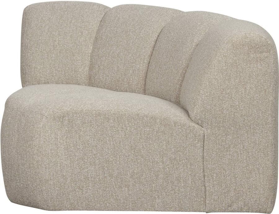 WOOOD Mojo Bank Hoekelement Bouclé Beige Melange 75x68x77 - Foto 3