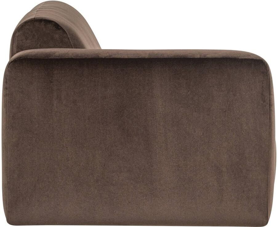 WOOOD Mojo Base 1 5-zits Bank Arm Links Velvet Bruin 74x145x97 - Foto 2