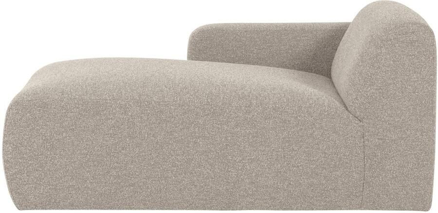WOOOD Mojo Base Chaise Longue Bank Links Bouclé Beige 74x112x162 - Foto 3