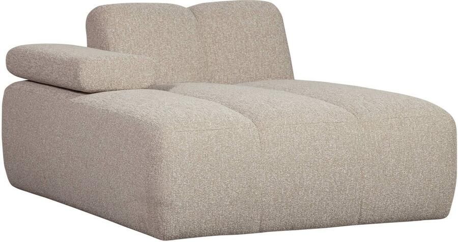 WOOOD Mojo Chaise Longue Elementenbank Links Bouclé Beige - Foto 3