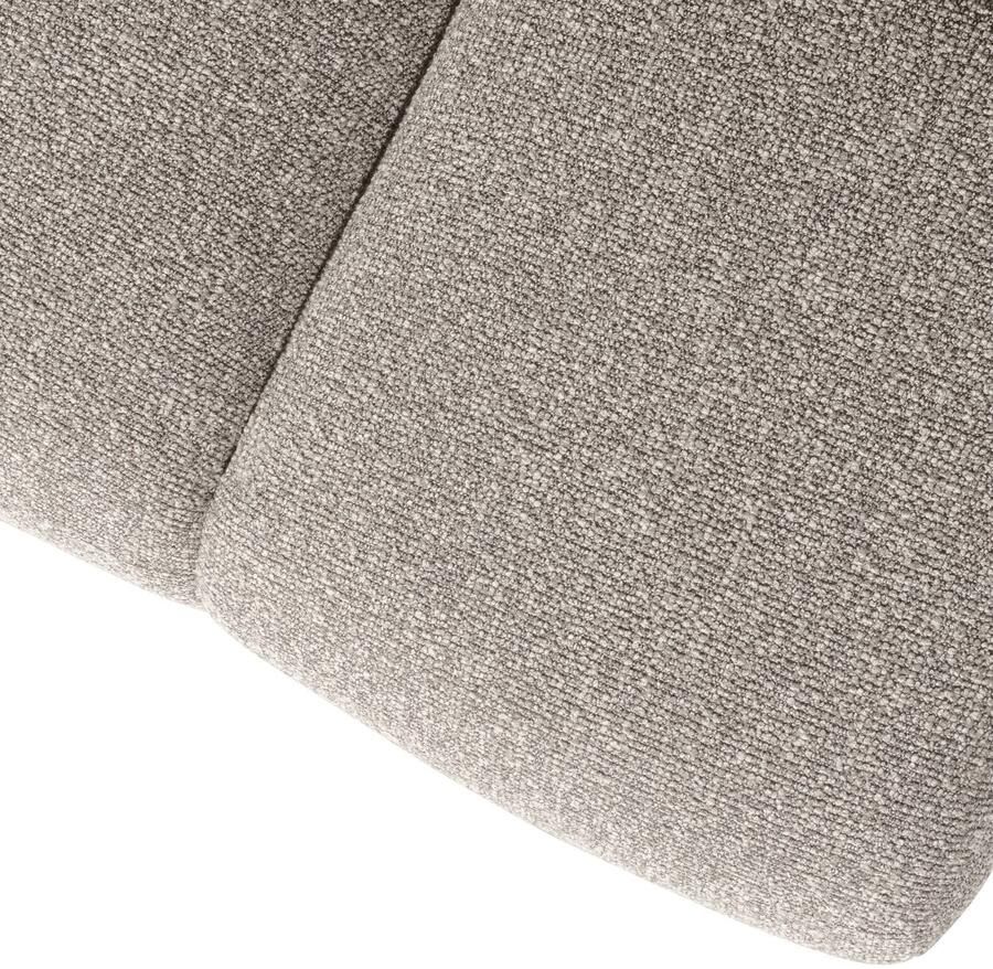 WOOOD Mojo Eetbankje 164 cm Bouclé Stof Beige Melange 49x164x45 cm - Foto 2