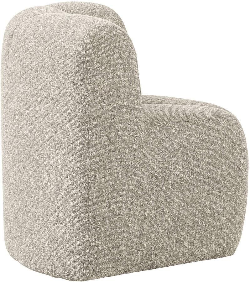 WOOOD Mojo Eetbankje Hoek Met Rugleuning Bouclé Beige Melange - Foto 2